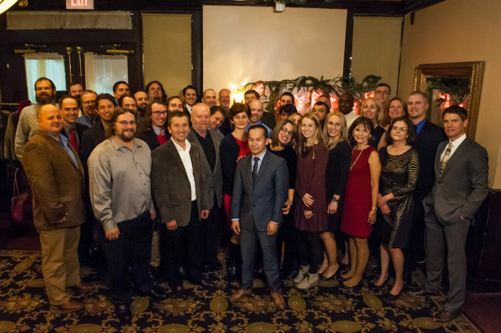 Hope Industrial Employees at 2016 Christmas party 