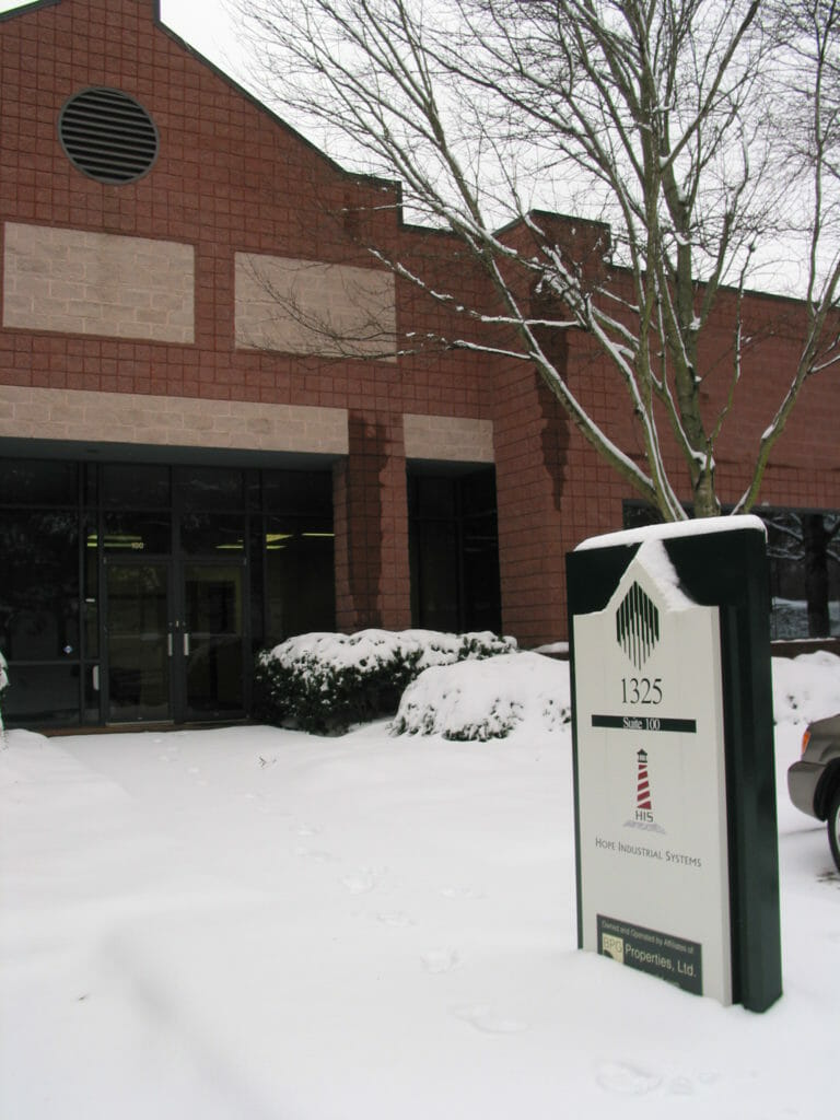 Snow Storm at Hope Industrial Offices, January 2011