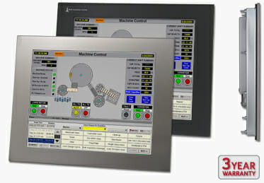 19" Panel Mount Industrial Monitor