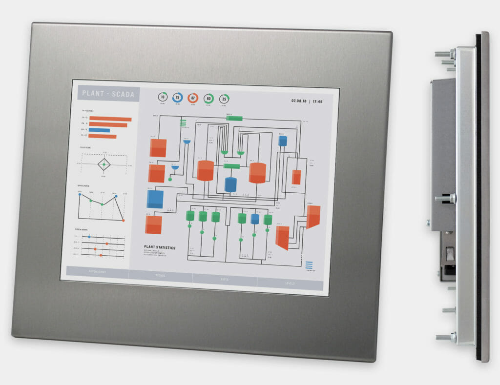 New HIS-ML12 Industrial Panel Mount Monitor