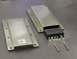 NEMA 2 (left) and NEMA 4/4X (right) Cable Exit Cover Plate Options