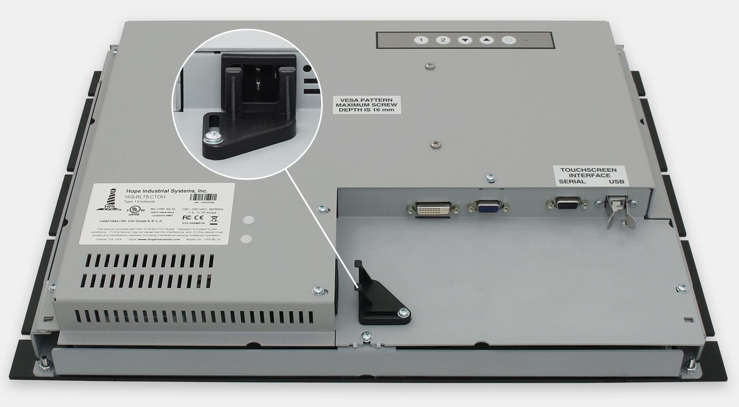 R19L300-RKM1, 19 Industrial Rack Mount Monitor