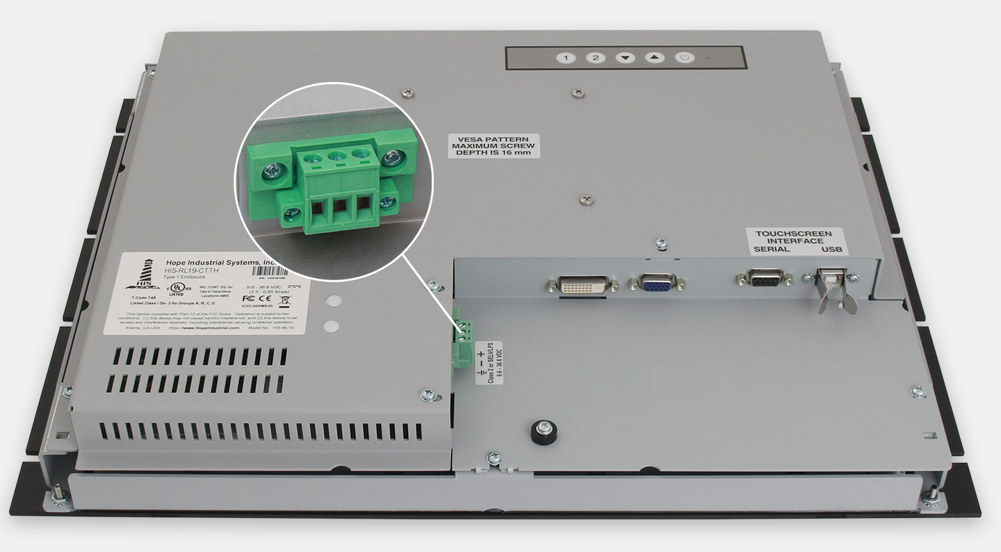 R19L300-RKM1, 19 Industrial Rack Mount Monitor