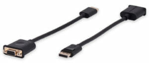 DisplayPort to VGA Converter, DisplayPort Male to VGA Female