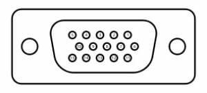 VGA Video Input Connector