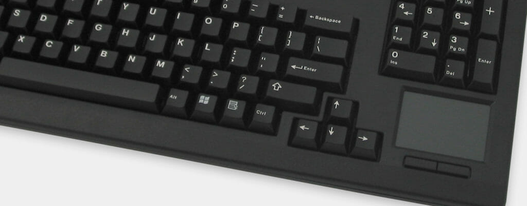 IP22 Keypad for Standard Benchtop Keyboard with Touchpad