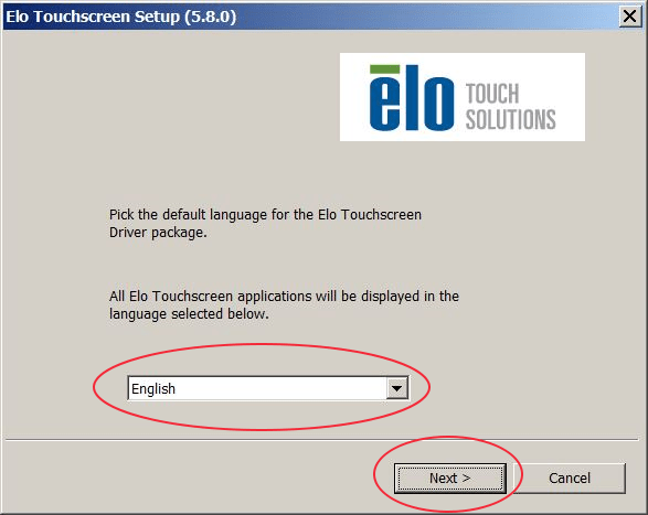 elo touch drivers windows 7