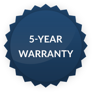4-Year Warranty Badge for Hope Industrial Systems