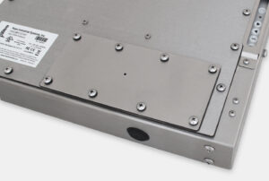 IP65/IP66 Pilot Hole Cover Plate Option for Universal Mount Industrial Monitors