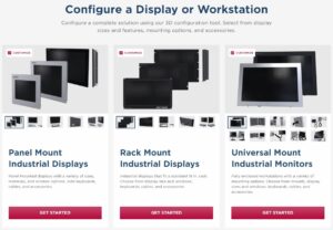 Industrial touch screen monitors for harsh environments